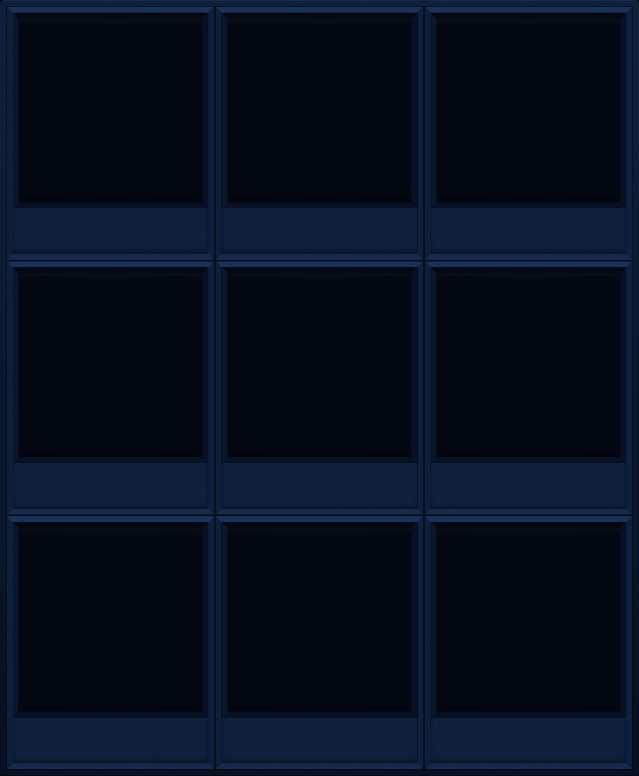 Twilight Navy Display Case (3x3)